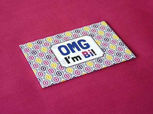 Handmade Bi pride colorful magnet
