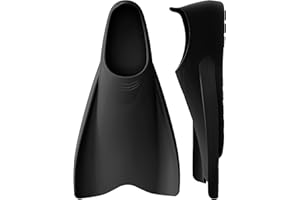 W WSTOO Streamlined Swimming Fins,Training Short Flippers,Silicone Swimming Flippers for Kids Adults Men and Women for Swimming Snorkeling and Diving