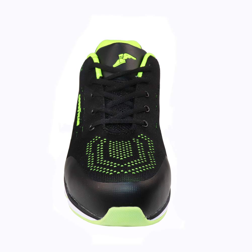 Goodyear Men's Work Safety Sporty Athletic Trainer, Black Green, 9 UK - Image 3