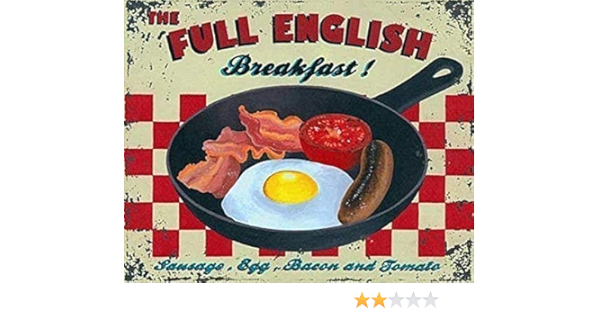 Completo Inglés Británico Desayuno - Salchichas, Bacon y ...