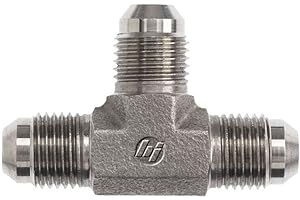 Brennan 2603-06-06-06-FG Forged Steel JIC Flared Tube Fitting, Tee, 3/8" Tube OD JIC Male