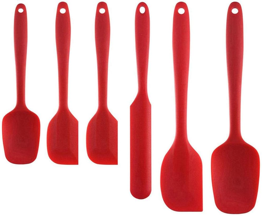 6 Pezzi Di Utensili Da Cucina Per Spatola Resistenti Al Calore Antiaderenti Con Anima In Acciaio