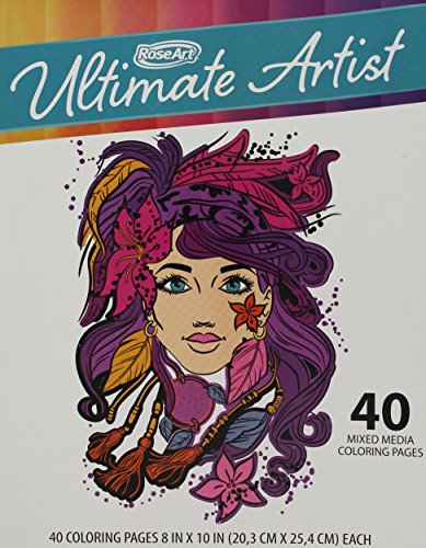 RoseArt Ultimate Artist 40 Page Coloring Book