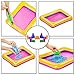 Kidsand 3.5 lbs - Magic 4 Color Sand - 8 Shaping Molds for Play Sand - Sand for Children Blue, Purple, Green, Orange - Kids Sand for Indoor Playing - Sand Kit for Kids - Box for Developing Sand