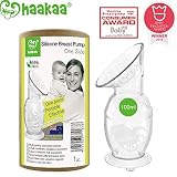Haakaa Manual Breastpump Saver with Base 4oz/100ml