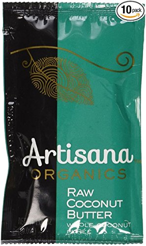 Artisana Organics - Coconut Butter, USDA Organic, Non-GMO Single Ingredient Handmade Rich & Thick Spread (10-Pack, 1.06 oz)