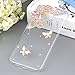 Mavis's Diary Galaxy S7 Edge Case 3D Handmade Bling Crystal Lovely Pink Gems Butterflies Cute White Butterfly Shiny Glitter Diamonds Rhinestones Full Edge Hard PC Cover for Samsung Galaxy S7 Edge