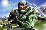 Halo 1 2 3 4 Master Chief Nice Silk Fabric Cloth Wall Poster Print (36x24inch)
