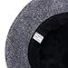 Lawliet Womens 1920s Winter Wool Cap Beret Beanie Cloche Bucket Hat A299 (Gray)