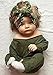 Newborn Infant Baby Girls Clothes Long Sleeve Off Shoulder Romper Jumpsuit (S(0-6months))