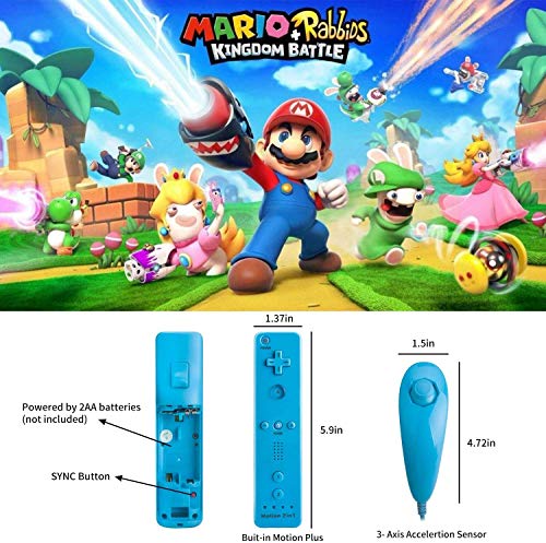 6 Lyyes+Controller+Motion+Remote+Nunchuck