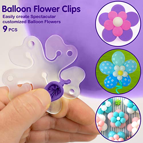 JOYEZA Balloon Garland Kit, Arch Kit Balloon Tape Decorating Strip Kits - 32ft Strip, 200 Glue Dots, 60ft Ribbon - Easy to Use - for Party Wedding Birthays Baby Shower DIY Ballon Decorations