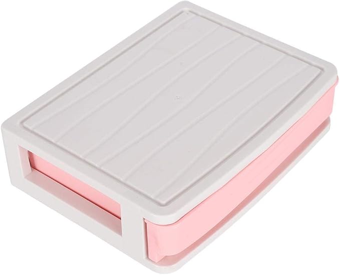 Caja de cosméticos, caja de almacenamiento de escritorio, material de