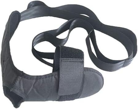 Amazon ヨガ靭帯ストレッチベルト 足首靭帯ストレッチバンド フットドロップストローク片麻痺リハビリテーションストラップ レッグトレーニング足首関節矯正ブレース 美尻 筋トレ 脚のトレーニング 携帯便利 N A ストラップ