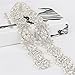 Trlyc New Vintage Crystal Wedding Belt Dress Belt Crystal Rhinestone Pearl Bridal Sash