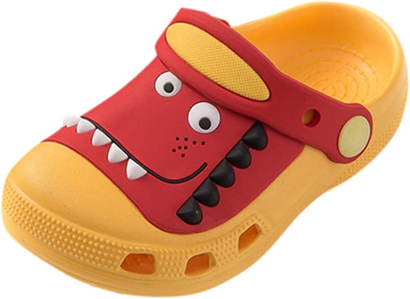 Toddler Baby Sandals Slippers Girls Boys Cute Caterpillar Sandals Flip Shoes Soft Sole Flat Lightweight Closed Toe Casual Shoes Outdoor Beach Pool Bath Slippers Sandals