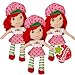 Strawberry Shortcake Party Favors Pack -- Set of 3 Dolls (Strawberry Shortcake Party Supplies)