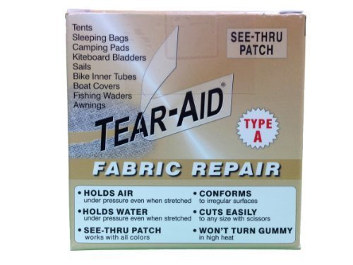 Tear-Aid Repairs Patch Roll Kit for Type A Fabrics Size: Type A Fabric (Non-Vinyl) 3 X 5' Roll Model: TA-D-ROLL-A by Toys & Child