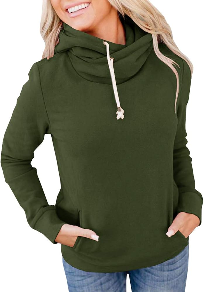 loose neck hoodie