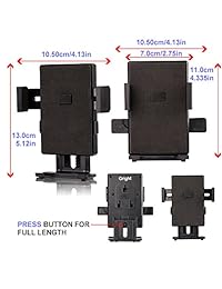 Soporte de coche, gright Univeral teléfono celular teléfono Car Mount Holder Cradle For iPhone 7 6S 6 5S 7 Plus, Samsung Galaxy S8 S7 edge S6 S5 Nota 5 4, Nexus, HTC, LG, Sony Más Smartphone y GPS