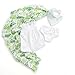 aden + anais Single Swaddle Baby Blanket, 100% Cotton Muslin, Large 47 X 47 inch, Cactus Blooms