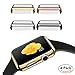 Apple Watch Series 3 Case, Leagway 4Pack Slim iwatch 3 Protective Snap-On Case with Built-in Clear Screen Protector, Ultra-thin PC Plated Bumper Anti-Scratch Full Cover for Apple Watch Series 3 (38mm)