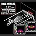 Meilan Bike Light Kit Front and Black Smart Lights for Bike Headlight and Taillight set,USB Rechargeable,Easy to Instal (x1)