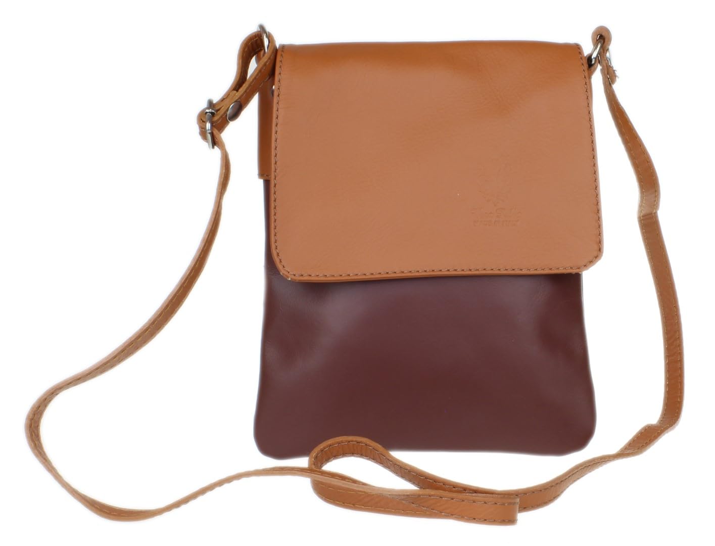 Girly Handbags Womens Crossbody Bag Small Shoulder Handbag with Adjustable Strap, Lightweight Everyday Travel Purse, Multi Pocket Ladies Bag (Coffee Tan)