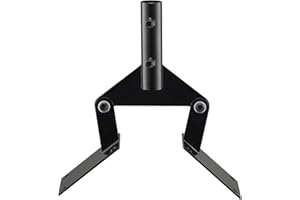 ETICSIPA Adjustable Weathervane Roof Mount Weathervane Steel Roof Mount Bracket for Yard Post Roofs Garden Outside Black