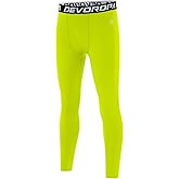 DEVOROPA Boys Leggings Youth Compression Pants Sports Tights Basketball Football Baseball Soccer Baselayer Slim/Regular/Husky
