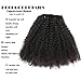 Afro Kinky Curly Clip in Ponytail Hair Extensions for Black Women 10 Inches Natural Color Ponytail Extensions