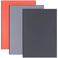 Frddiud Rubber Stamp Sheets for Laser Engraving Machine, 3 PCS A4 Size Engraving Soft Rubber Mats for Laser Cutter to Make Ru