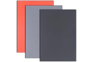 Frddiud Rubber Stamp Sheets for Laser Engraving Machine, 3 PCS A4 Size Engraving Soft Rubber Mats for Laser Cutter to Make Rubber Stamps, Ink Stamp Pads Engraving Tools & Supplies (Tricolor)