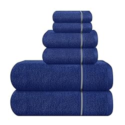 MyOwn Ultra Soft 6 Pack Cotton Towel Set, Contains