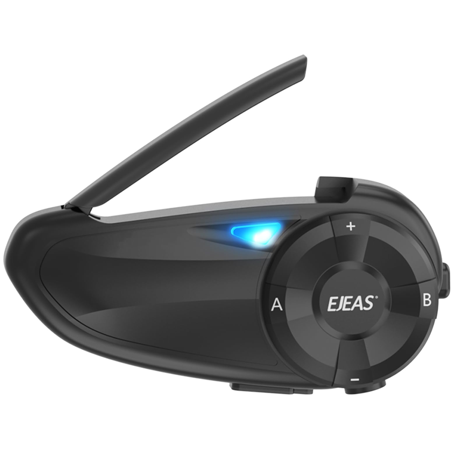 EJEAS Q7 Motorbike Intercom, Motorcycle Bluetooth Headset Communication System with Bluetooth 5.0, 7 Riders, FM, IP67, GPS, CVC Noise Reduction (Q7-1)