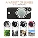 Ztylus iPhone 6s / 6 Lite Series Camera Kit w/ 4-in-1 Lens Attachment, Premium Matte Polycarbonate (Black)