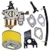 FitBest Carburetor with Air Filter Intake Manifold for Honda GX160 5.5HP GX200 6.5 HP Engine Carb Replaces# 16100-ZH8-W61