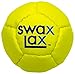 SWAX LAX Lacrosse Training Ball - Indoor Outdoor Practice Less Bounce & Rebounds (1 Yellow)