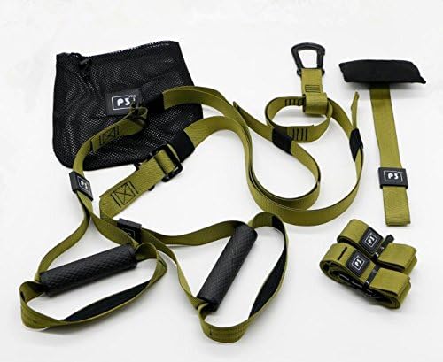 Fitness Strap Kit Full Body Resistance Exercise Trainer Set Door Anchor with Carry Bag for Home Gym Body Strength Workout