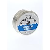 Black Swan 04100 Plumber's Grease 2oz - Special Lithium Soap Combination, Silicone Grease for O-Rings, Waterproof, Rust & Cor