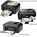 Canon Wireless All-in-One Inkjet PIXMA Printer with Built-in AUTO Duplex Printing, Copier, Scanner, Fax, Google Cloud Print & AirPrint + USB Printer Cable + 2 HeroFiber Ultra Gentle Cleaning Clothsthumb 1