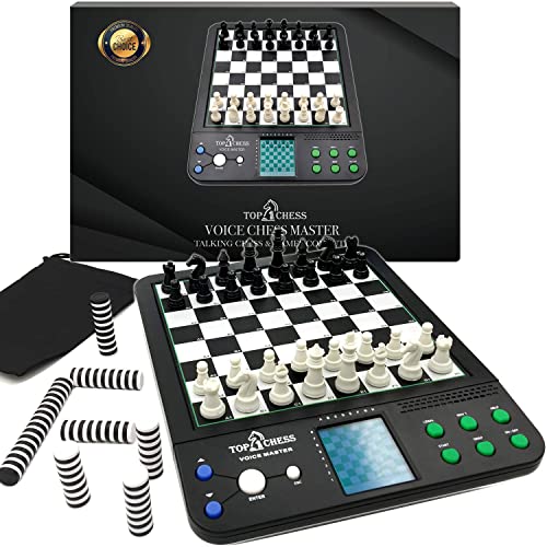 Top 1 Chess Electronic Chess Set | Chess Set for Kids and Adults | Voice Chess Computer Teaching System | Chess Strategy Beginners Improving Learning Board Game