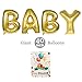 Lovne 40 Inch Gold Helium Foil Balloons, Baby Letter Balloon for Wedding Birthday Party