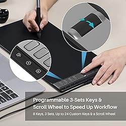 2023 HUION Inspiroy 2 Large Drawing Tablet with