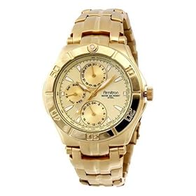 Armitron Men's Gold-Tone Sub-Dial Watch #204224CHGP