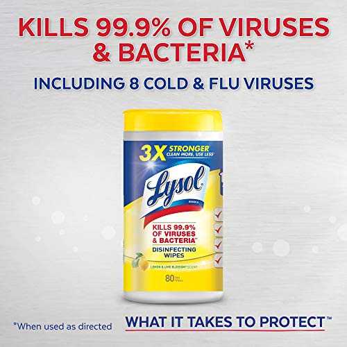 2 Lysol+Disinfecting+Wipes+Blossom+4x80ct