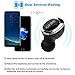 Bluetooth Earbud, GRDE Mini Wireless Earbud Bluetooth V4.2 Earpiece In-ear Earphone Secure Fit Car Headset Headphone with Mic for iPhone 7 Plus Samsung Galaxy S8 Note 8 Cell Phones