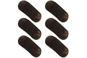 CAUAOA 6 Pcs Brown Sponge Volume Hair Bases Volume Inserts Hair Clip Fluffy Cushion Bump It up Piece Hair Styling Pad for Women Girls Clips and Barrettes Accessories