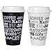 Aladdin 5 Reusable To-go Cups - Fresh Coffee White