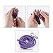 Techion 4 Pack Paracord Zipper Pulls for Backpacks, Tents, Trolley Cases, Traveling Cases, Jackets and Many other Items That with Zippers (BlackBlue)